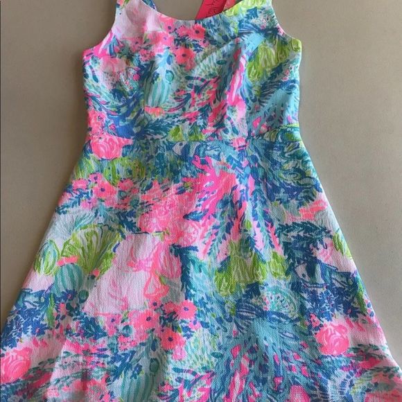Lilly Pulitzer Daffodil Dress Fished My Wish - Picture 11 of 12